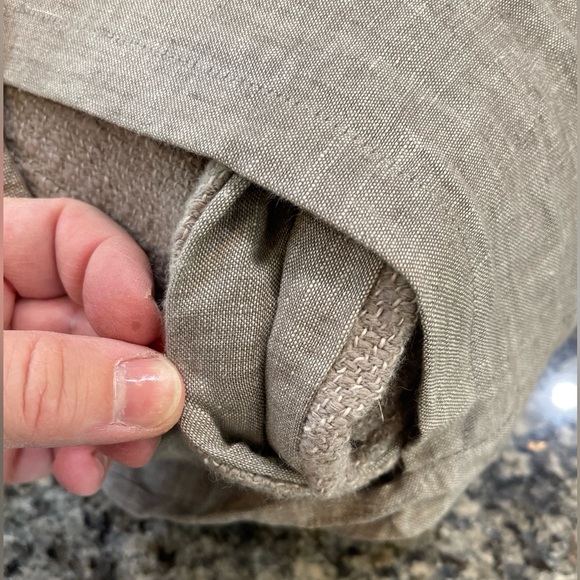 RH Washed Cotton/Linen Slub Duvet Cover in gray. Full/Queen. New! - Picture 5 of 5